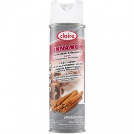 Claire Air Freshener - 10oz Aerosol, Cinnamon (12) Claire 181102