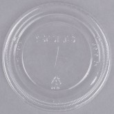 Clear Plastic Cup Lid w/ Slot, 626TS, Fits P16 (1000/CS)