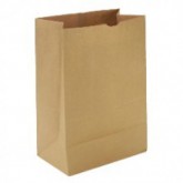 Bag Paper Kraft (75lb, 17" x 12" x 6") 1/6Bbl