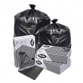 Bortek Low-Density Trash Bag, 33gal, 0.35mil, 24x32" Can Liner, 1000/CS