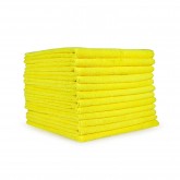 Microfiber Cloth Towels, Yellow, 16x16" - 12/PK