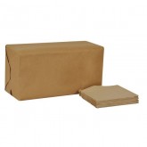 Napkin Full Fold, 1-Ply, 13"x12", Natural, 500ct - 12/CS