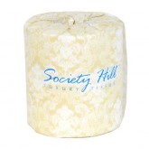 Society Hill Toilet Tissue Paper, 2-Ply, 350 Sheets/Roll - 96/CS