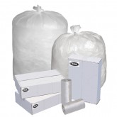 Bortek Natural Trash Bag, 16 micron, 43x48" Can Liner, 200/CS