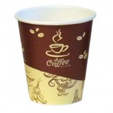 Coffee Design Paper Hot Cups, 10oz - 1000/CS